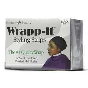 Wrapp-It Styling Strips Black