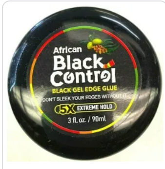 African Black Control Black Gel Edge Glue [10oz]