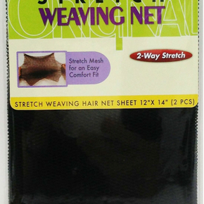 The Challenger Stretch Weaving Net 1040Bk Black,,Pack of 2