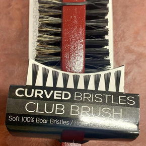Annie Curved Bristles Club Brush 2 Way Soft & Hard