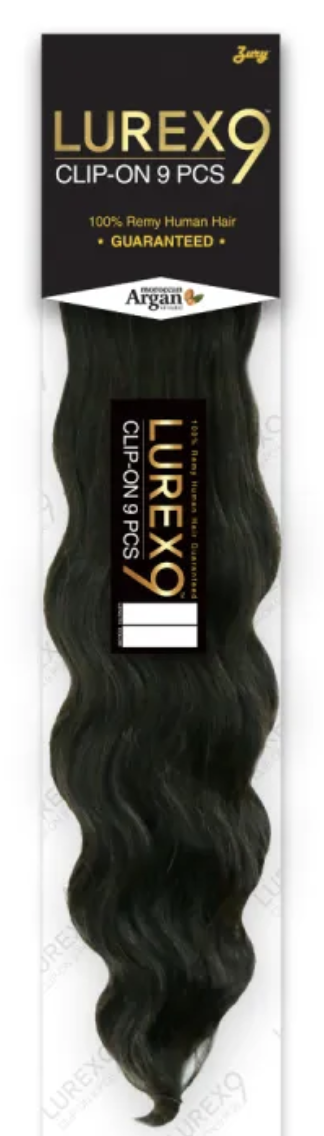 LUREX 9 100 HUMAN HAIR BODY WAVE CLIP ON 9PCS 22