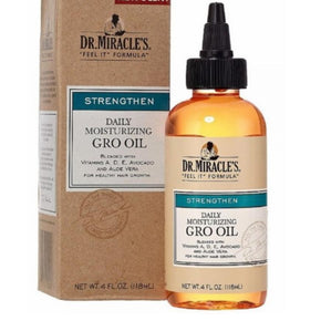 Dr. Miracle's Feel It Formula, Strengthen Daily Moisturizing Gro Oil, 4oz