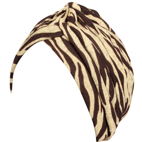 DONNA ZEBRA/POKA DOT TURBAN