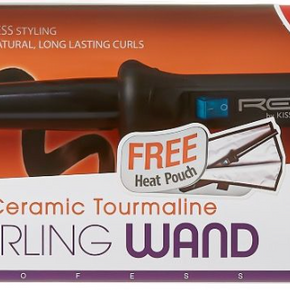 Red by Kiss Ceramic Tourmaline Curling Wand (CIW03 - 1"~1/2" inch)