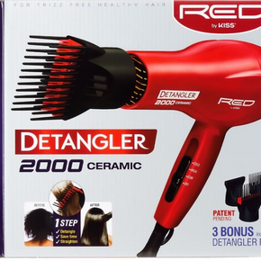 RED 2000 CERAMIC DETANGLER DRYER