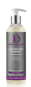 Design Essentials Oat Protein and Henna Deep Cleansing Shampoo