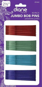 Diane 2 1/2 Jumbo Bob Pins 40 packs #460 Asst. Colors