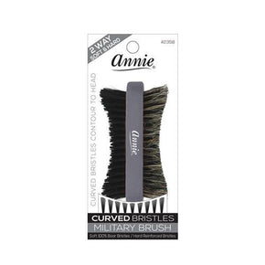 Annie 2 WAY Curved Bristles Military Brush #2358