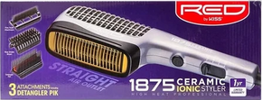 Red by KISS 1875 Ceramic Ionic Styler High Heat Professional