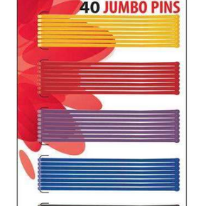 Annie 60 Bob Pins Assorted Colors Crimped 2"