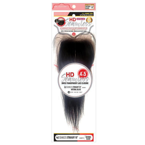 Eve Hair HD Seamless Swiss Transparent Lace Closure 4" x 5"