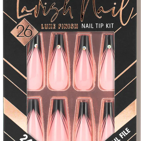 L.A. COLORS LAVISH NAIL LUXE FINISH NAIL TIP KIT