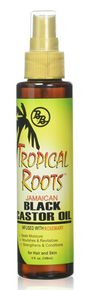 Tropical Roots Jamaican Black  Castor Oil With Rosemary