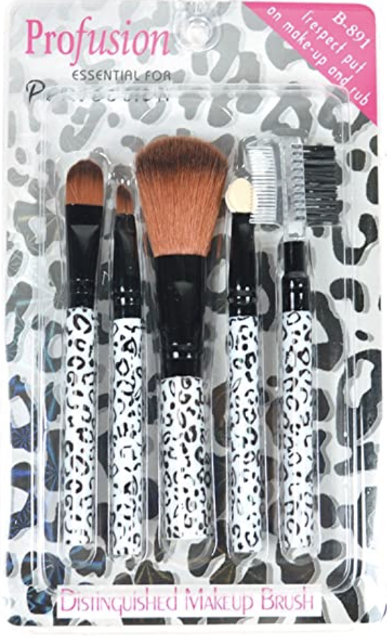 Real Perfection Makeup Brushes Set 5pcs Professional Oval