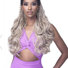 Waterfall Braid MLF628 Free Parting 13 x 4 Lace Wig