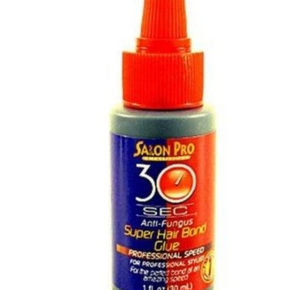 Salon Pro 30 Second Super Hair Bond Glue  (BLACK)