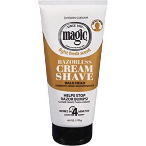 Razorless Shaving Cream Bald Head