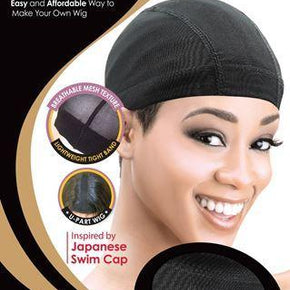 QFitt Stretch Mesh X-Large Dome Style Wig Cap