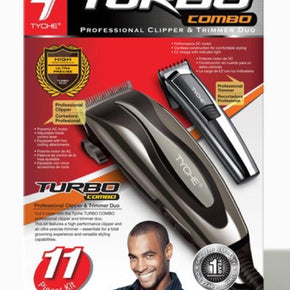 Turbo Combo Professional Clippers & Trimmer Duo 11 Pieces Kit