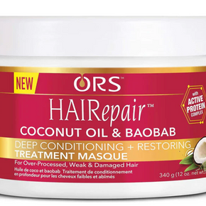 ORS HaiRepair Coconut Oil & Baobab Deep Conditioning Restoring Treatment Masque 12 oz.